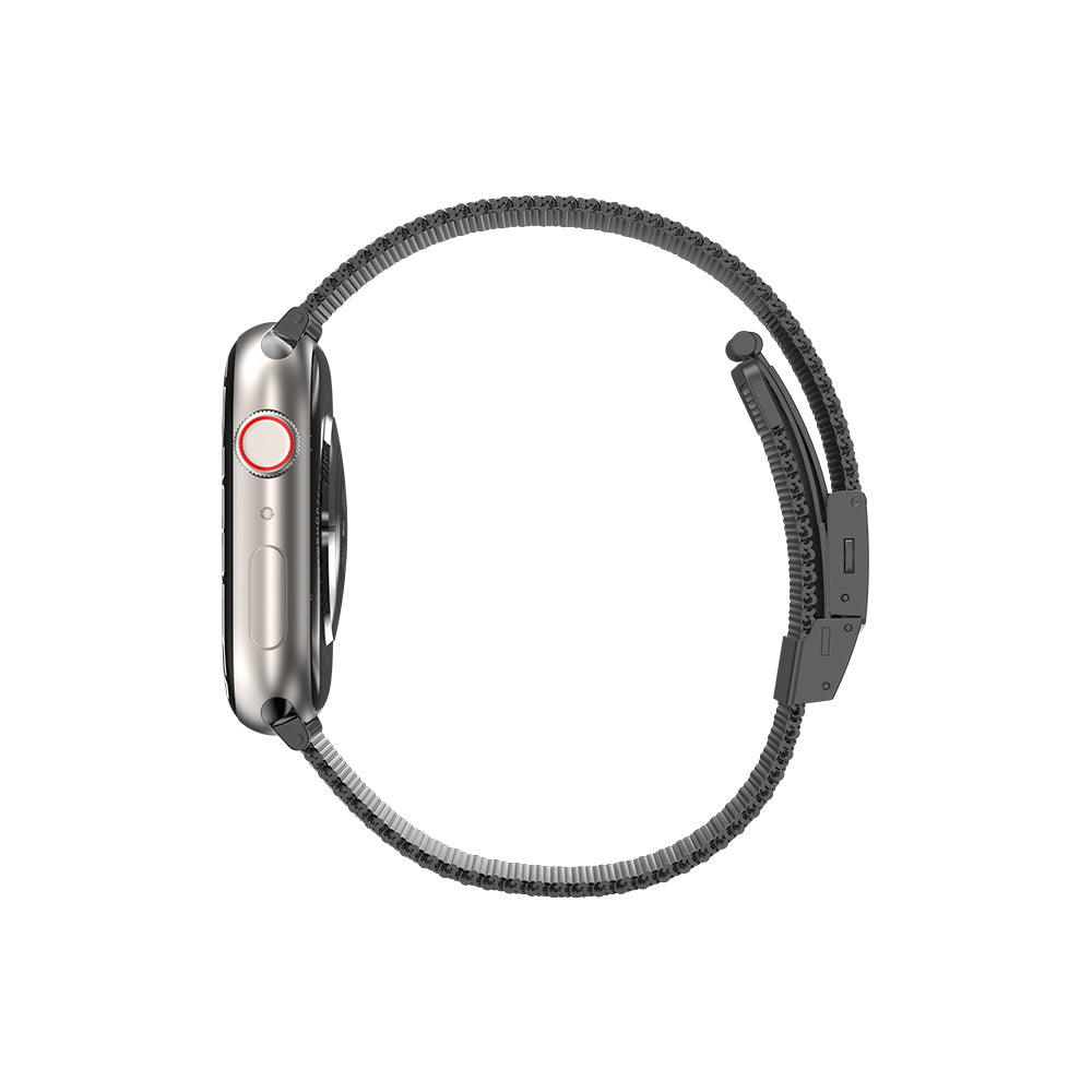 Amazingthing Titan Apple Watch 1/2/3/4/5/6/SE/7/8/9/10 (38/40/41/42mm Kasa) Uyumlu Metal Hasır Kordon - 10 Amazingthing Titan Apple Watch 1/2/3/4/5/6/SE/7/8/9/10 (38/40/41/42mm Kasa) Uyumlu Metal Hasır Kordon - 10